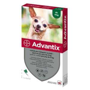 ADVANTIX Spot-on pro psy do 4 kg 0