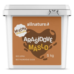 ALLNATURE Arašídový krém s mléčnou čokoládou 5 kg