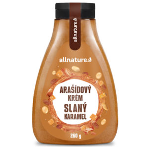 ALLNATURE Arašídový krém slaný karamel 260 g