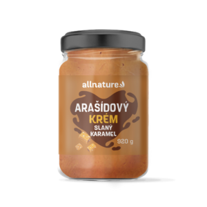 ALLNATURE Arašídový krém slaný karamel 920 g