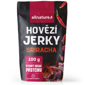 ALLNATURE BEEF Sriracha Jerky sušené maso 100 g