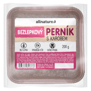 ALLNATURE Bezlepkový perník s karobem čerstvý 200 g