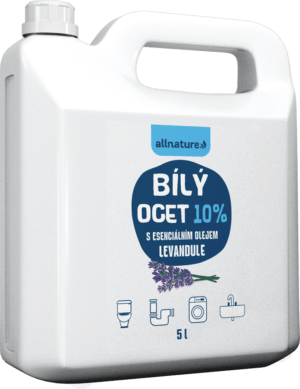 ALLNATURE Bílý ocet 10 % s vůní levandule 5 l