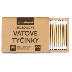 ALLNATURE Vatové ekologické tyčinky 200 kusů