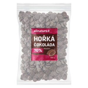 ALLNATURE Hořká čokoláda 70% 500 g