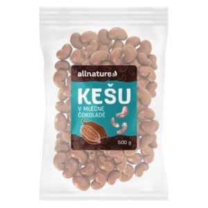 ALLNATURE Kešu v mléčné čokoládě 500 g