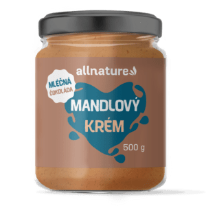 ALLNATURE Mandlový krém s mléčnou čokoládou 500 g