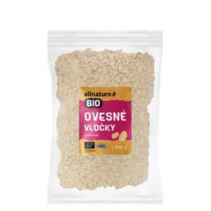 ALLNATURE Ovesné vločky jemné BIO 1000 g