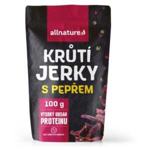 ALLNATURE Turkey pepper Jerky sušené maso 100 g