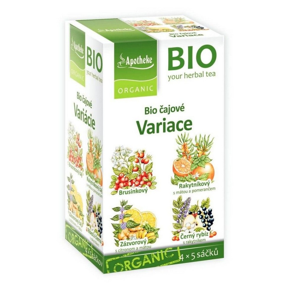 APOTHEKE Čajové variace BIO 20 sáčků