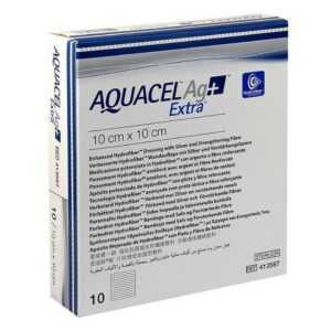 AQUACEL Ag+ extra 10 x 10 cm 10ks