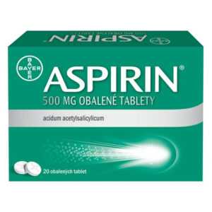 ASPIRIN 500 mg 20 obalených tablet