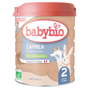 BABYBIO Caprea 2 pokračovací plnotučné kozí kojenecké mléko od 6-12 měsíce 800 g  BIO