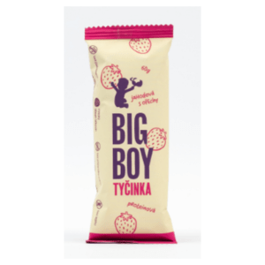 BIG BOY Proteinová tyčinka jahodová s ořechy 60 g