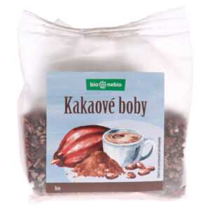 BIO NEBIO Kakaové boby drcené BIO 100 g