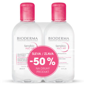 BIODERMA Sensibio H2O AR Micelární voda Výhodné balení 1+1 250 ml