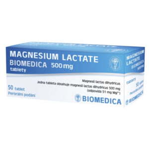 BIOMEDICA Magnesium Lactate 500 mg 50 tablet