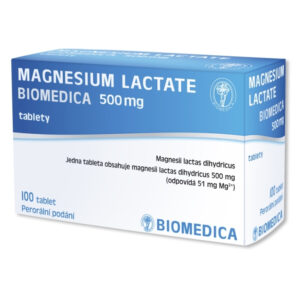 BIOMEDICA Magnesium lactate 500mg 100x500 mg tablet