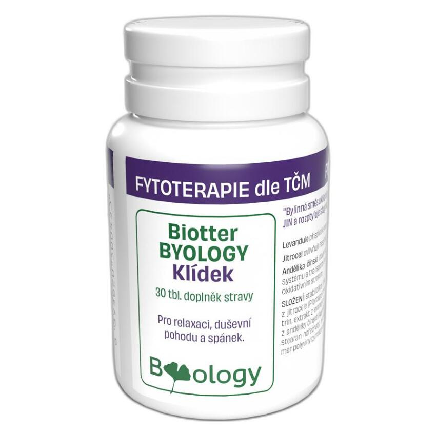 BIOTTER Byology klídek 30 tablet