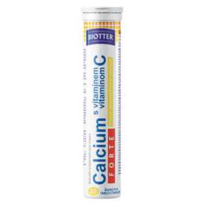 BIOTTER Calcium FORTE s vitamínem C citrón tablety 20 ks