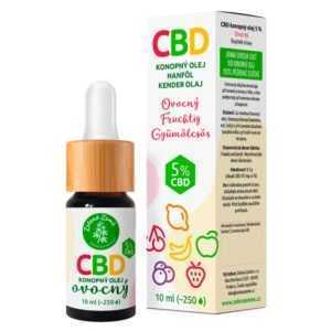 ZELENÁ ZEMĚ CBD kapky s ovocnou příchutí 5 % 10 ml