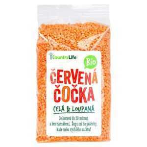 COUNTRY LIFE Čočka červená celá loupaná BIO 500 g