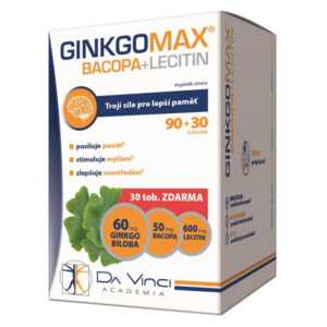 DA VINCI ACADEMIA GinkgoMAX+Bacopa+Lecitin 90+30 tablet