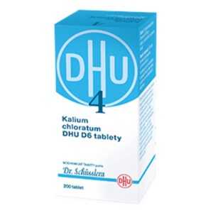 DR. SCHÜSSLERA Kalium chloratum DHU D6 No.4 200 tablet