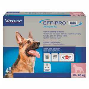 EFFIPRO DUO 268/80 mg spot-on pro psy L (20-40 kg) 2