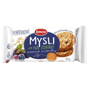 EMCO Mysli ovesné sušenky borůvka 60g