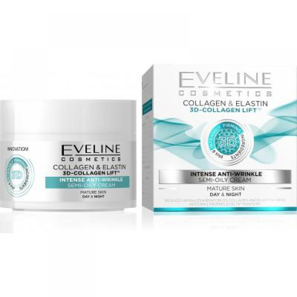 EVELINE Collagen & Elastin Denní a noční krém 50 ml