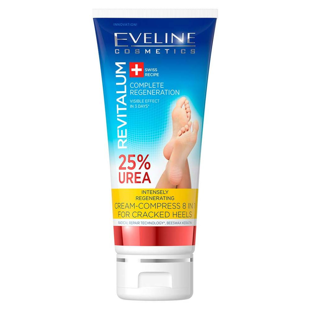 EVELINE Revitalum Krém na popraskané paty 8v1 s 25 % urea 75 ml