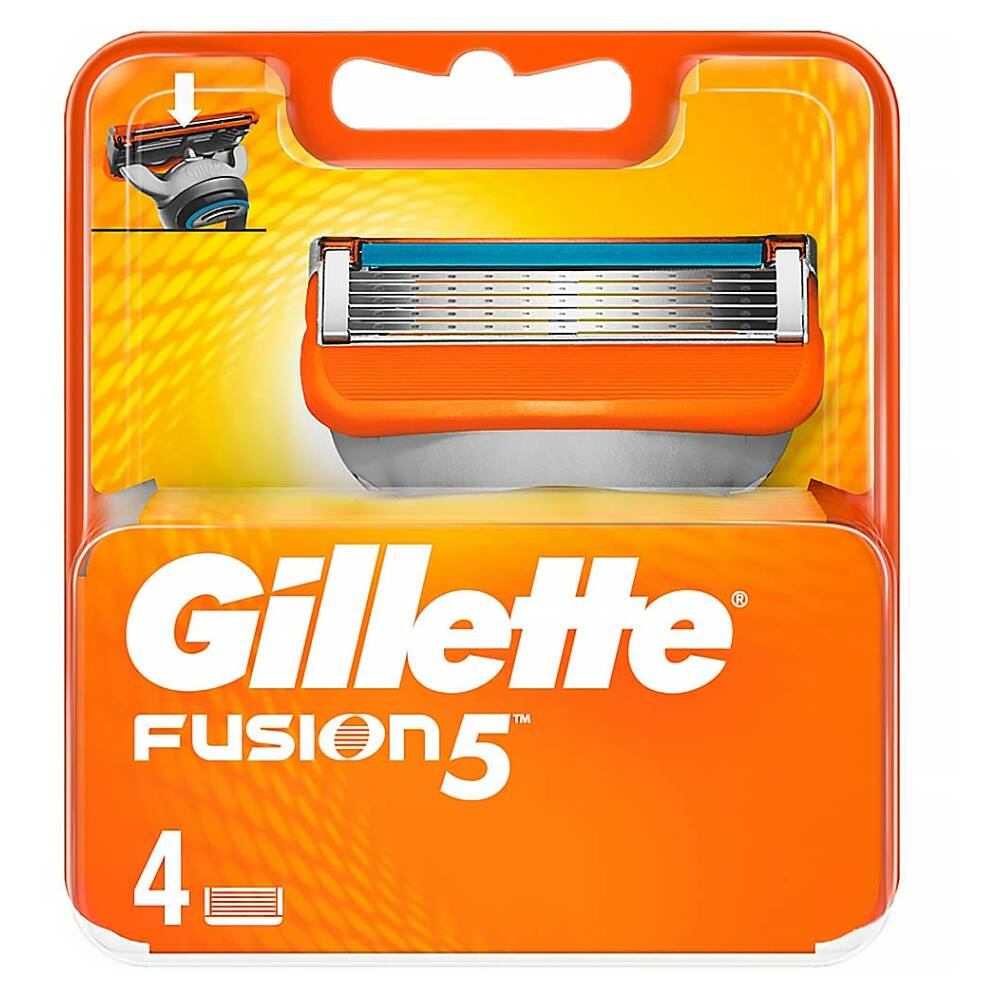 GILLETTE Fusion5 Náhradní hlavice pro muže 4 ks