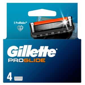 GILLETTE  ProGlide Náhradní holicí hlavice pro muže 4 kusy