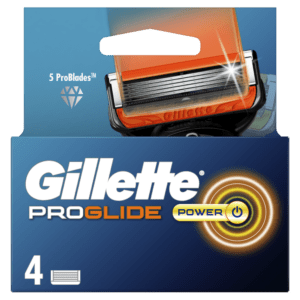 GILLETTE Fusion ProGlide Power náhradní hlavice pro muže 4 ks