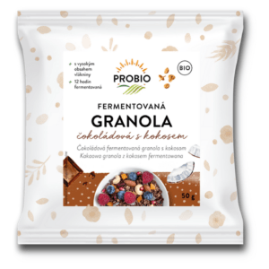 PROBIO Granola fermentovaná čokoládová s kokosem BIO 50 g