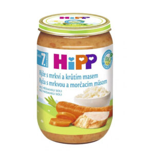 HIPP Junior Rýže s karotkou a krůtím masem BIO 220 g