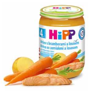 HiPP Mrkev s bramborami a lososem 190 g