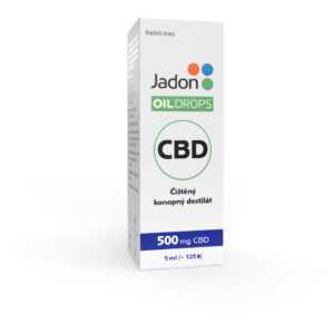 JADON Oil drops čištěný konopný destilát CBD 10% 5 ml