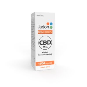 JADON Oil drops konopný destilát CBD 15% 10 ml