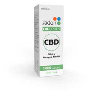 JADON Oil drops čištěný konopný destilát CBD 10% 10 ml