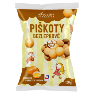 KÁVOVINY Bezlepkové piškoty 120 g