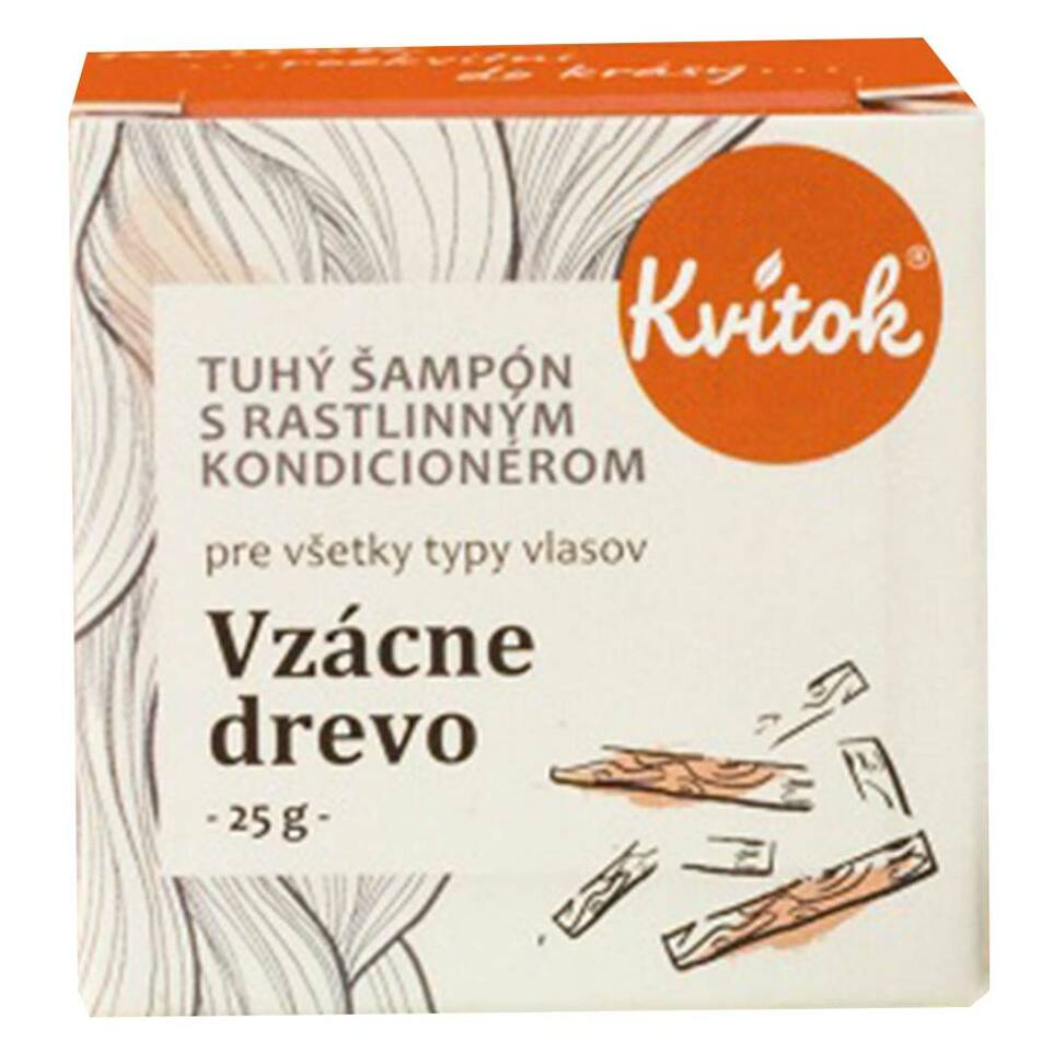 KVITOK Tuhý šampon Vzácné dřevo 25 g