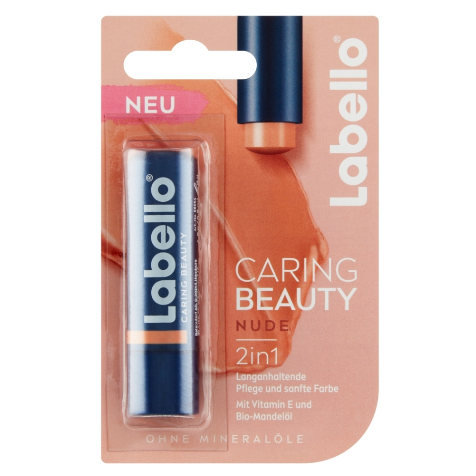 LABELLO Caring Beauty Barevný balzám na rty Nude 5