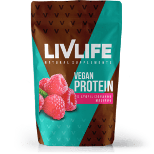 LIVLIFE Vegan protein s lyofilizovanou malinou 245 g