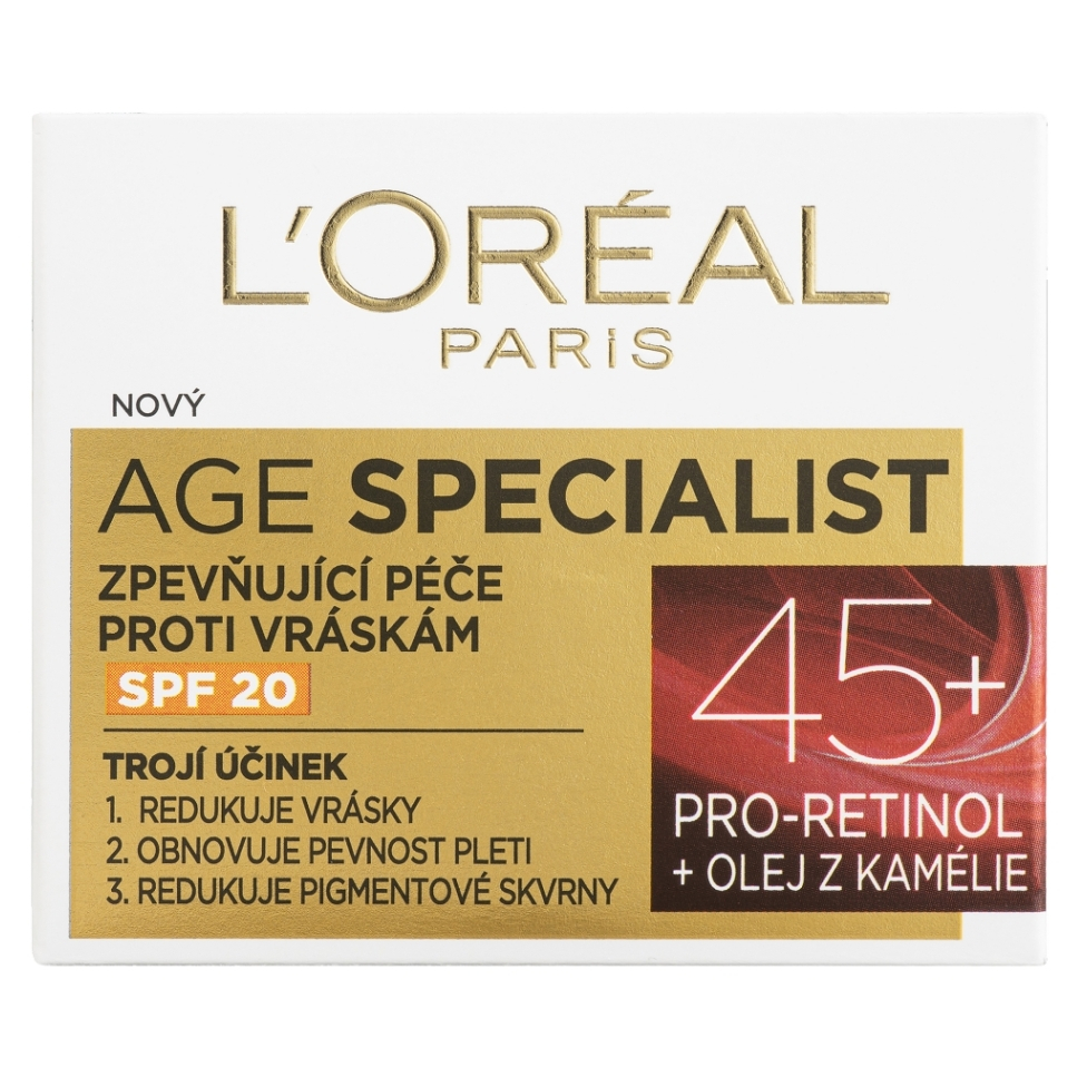 L´ORÉAL Paris Age Specialist Denní krém 45 + SPF 20 50 ml