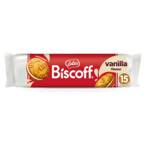 LOTUS BISCOFF Sušenky plněné krémem s vanilkovou příchutí  150 g