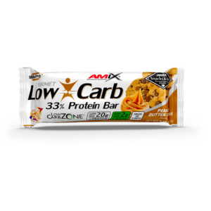 AMIX Low carb 33% protein bar arašídové máslo a cookie tyčinka 60 g