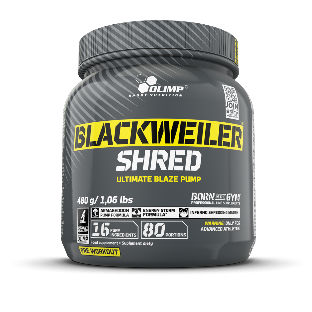 OLIMP Blackweiler shred předtréninková směs exotic Orange 480 g