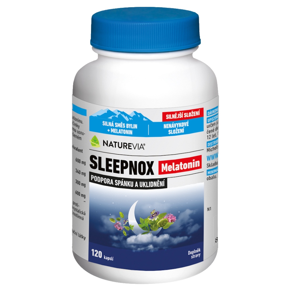 NATUREVIA Sleepnox melatonin 120 kapslí